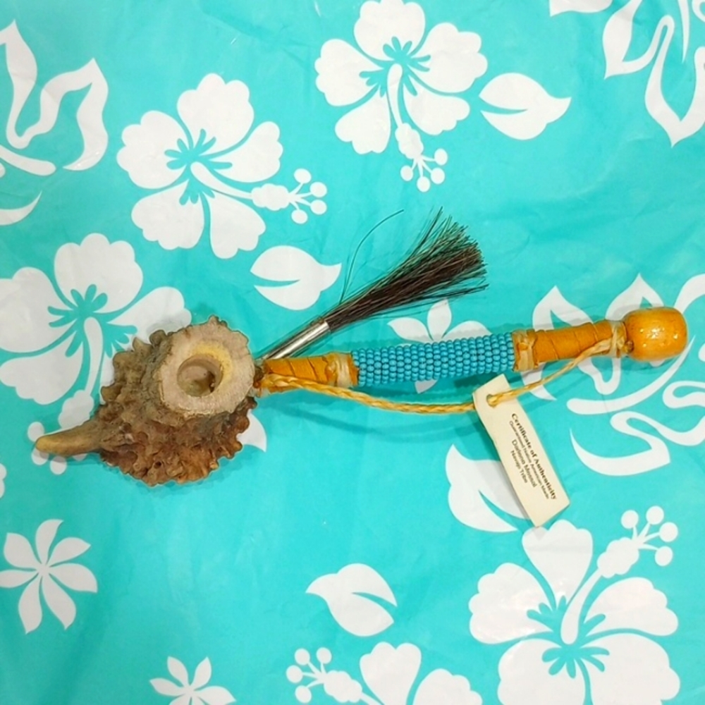 Navajo tribe art made with deer antler